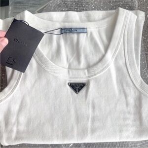Prada white tank top